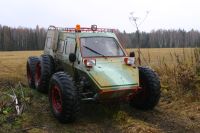 Вездеход Лопасня - работа подвески Вездеход Лопасня - работа подвески